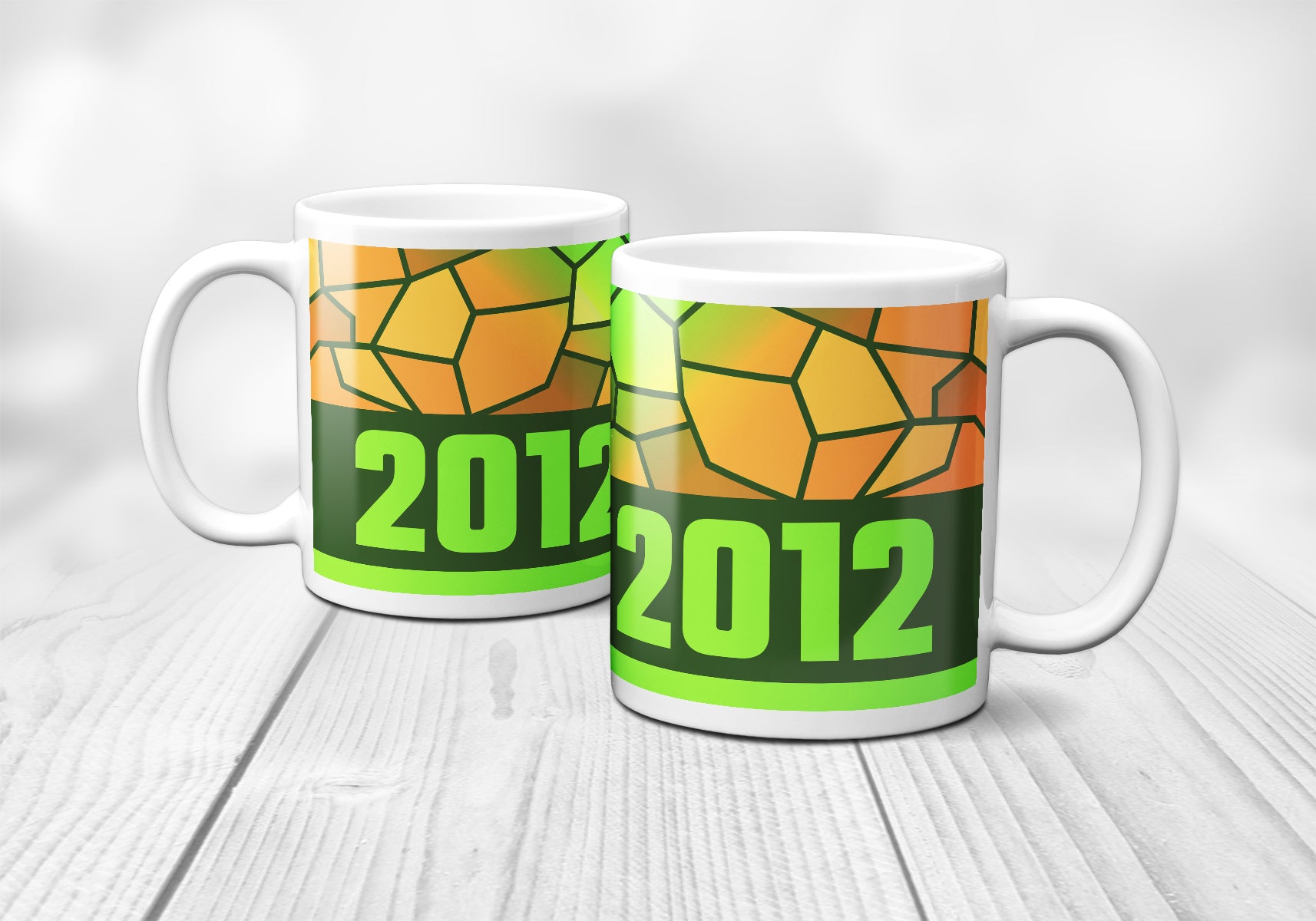 2012 Year Mug (11oz, Olive Green)