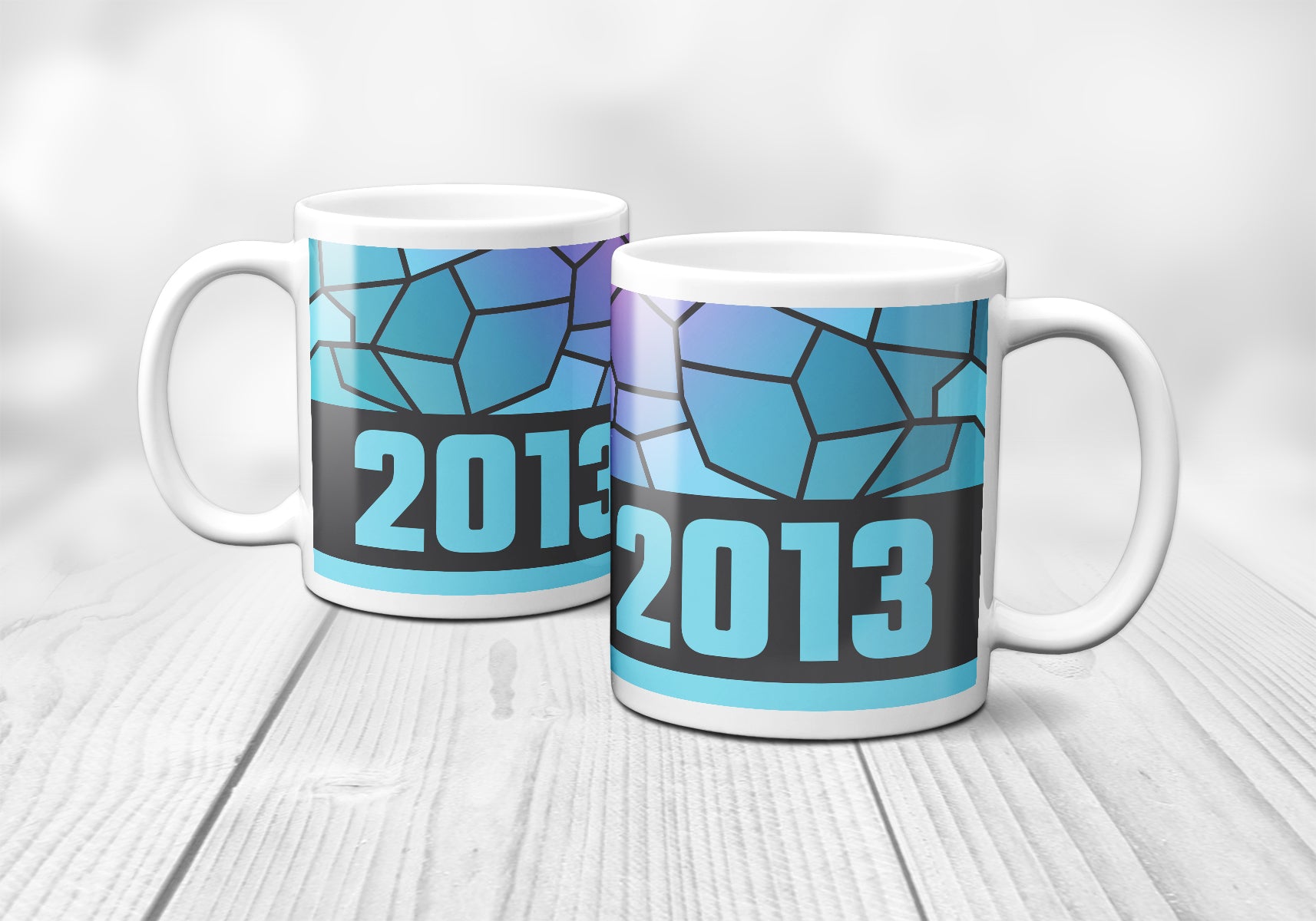 2013 Year Mug (11oz, Charcoal Grey)