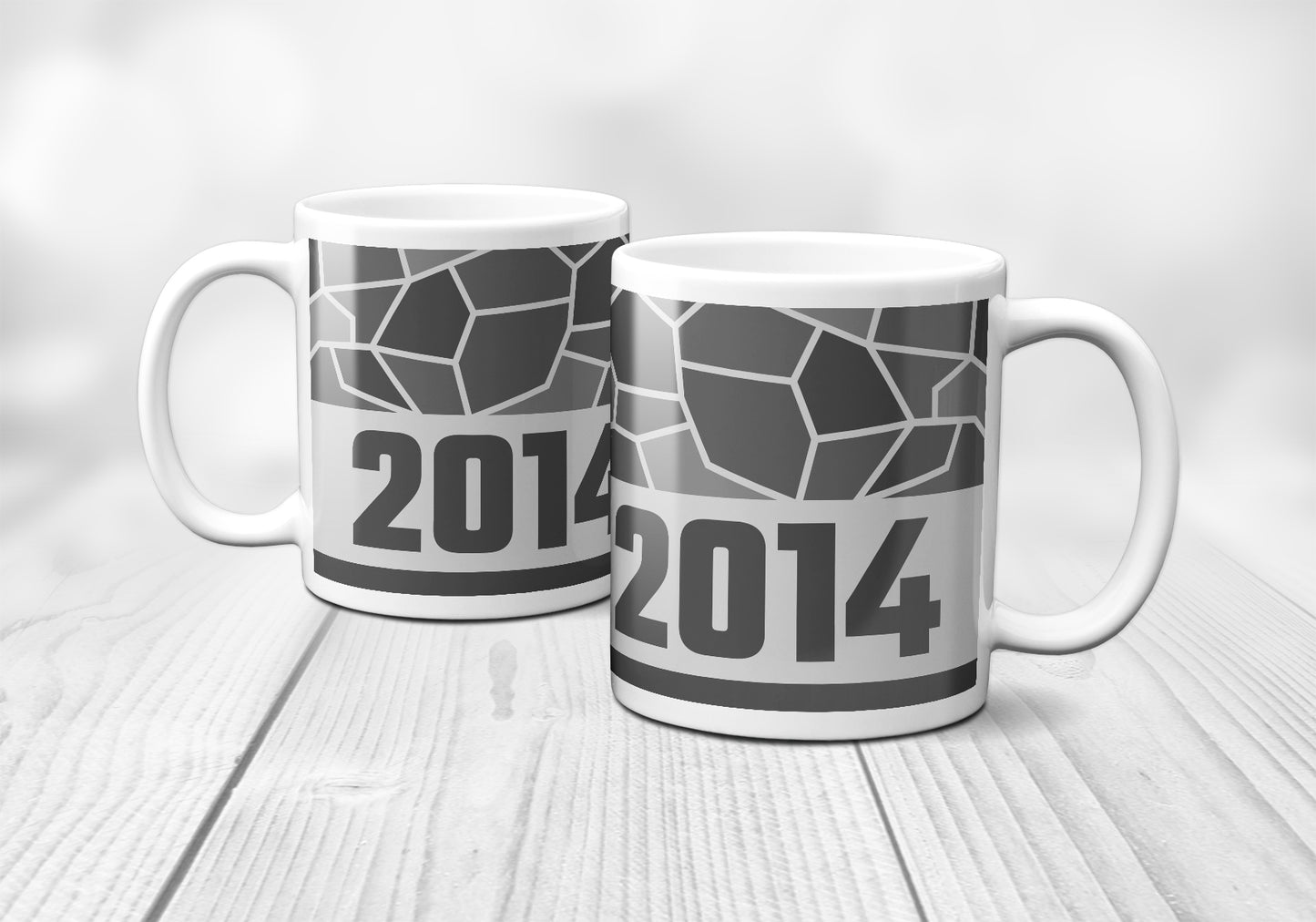 2014 Year Mug (11oz, Melange Grey)