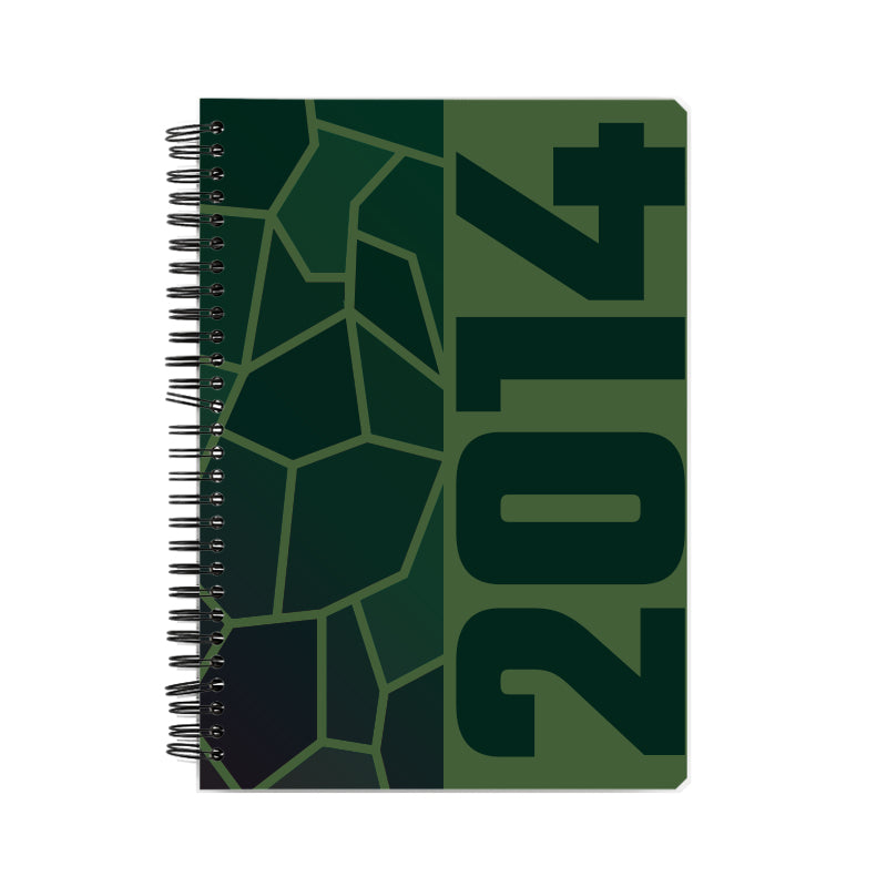 2014 Year Notebook (Olive Green)