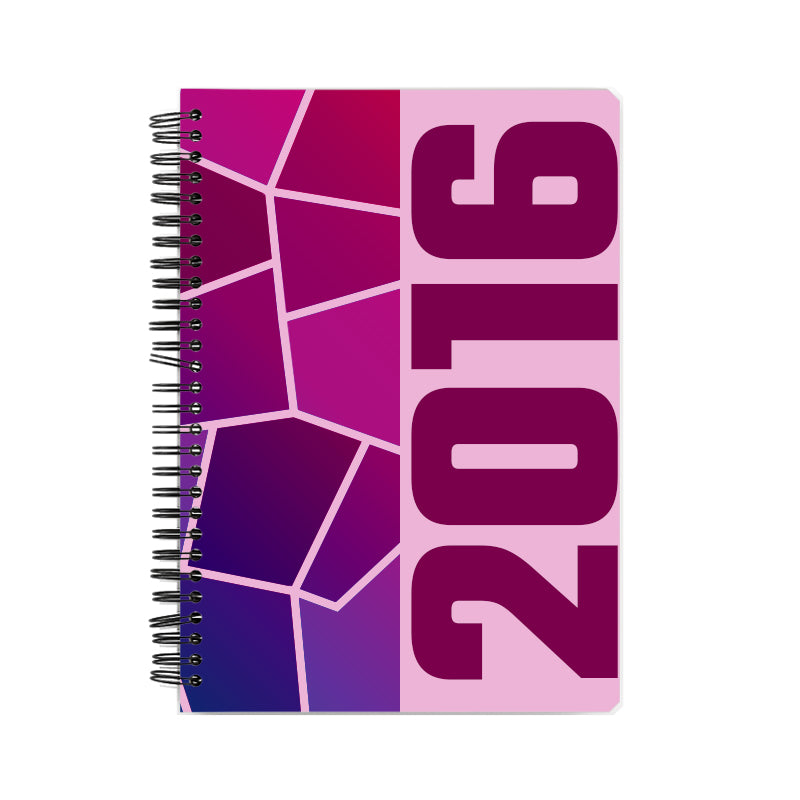 2016 Year Notebook (Light Pink)