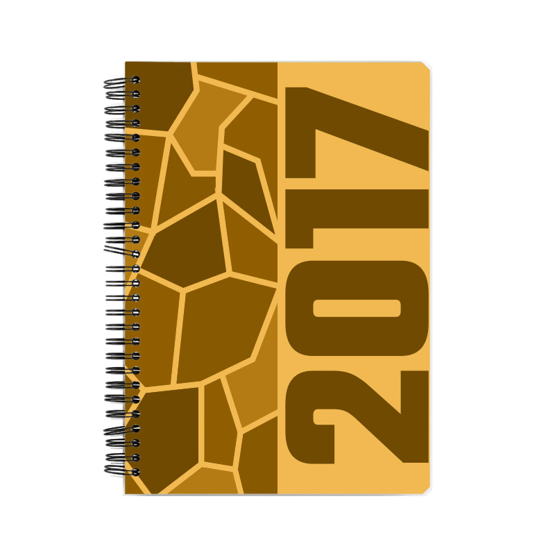 2017 Year Notebook (Golden Yellow)