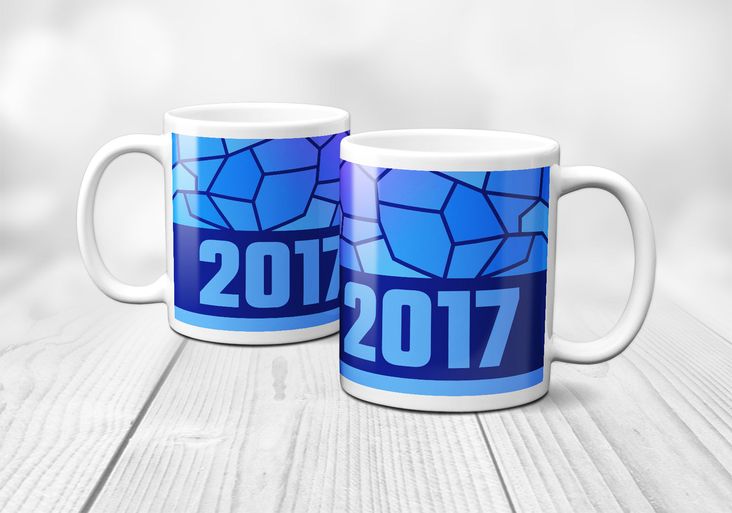 2017 Year Mug (11oz, Royal Blue)