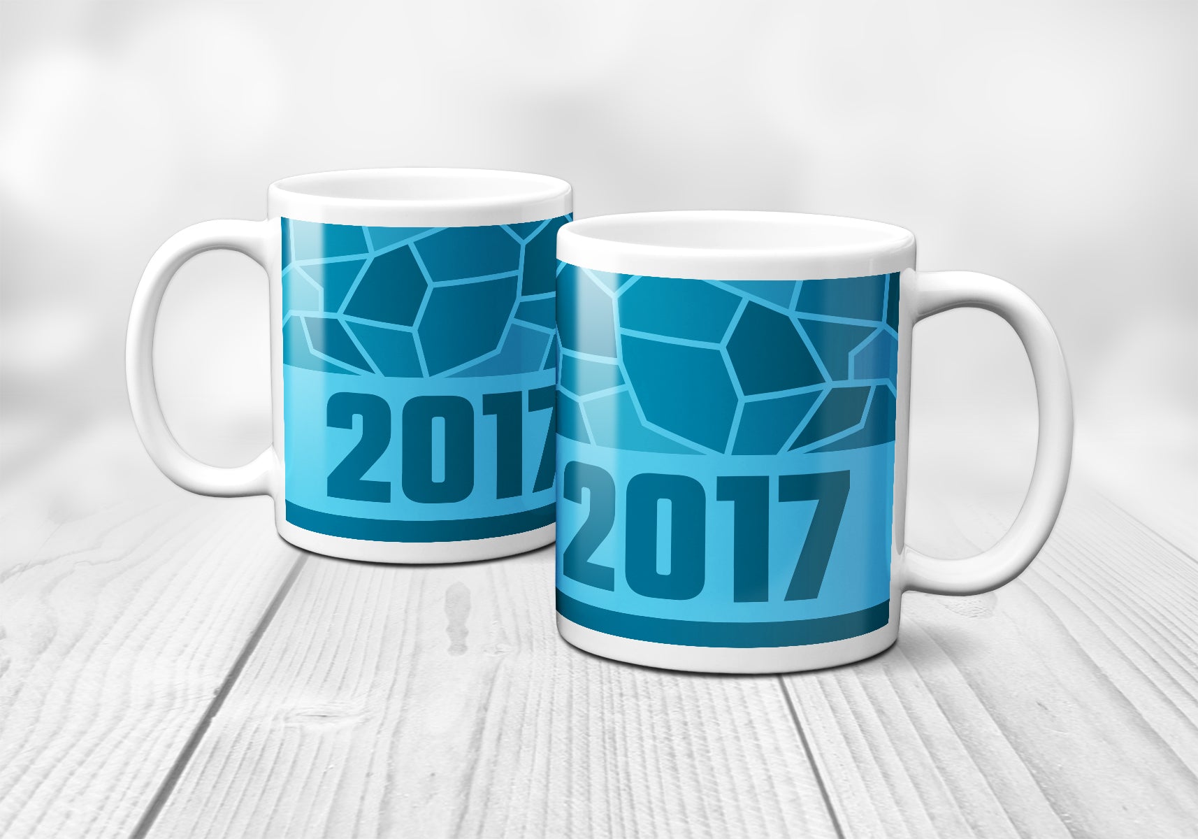 2017 Year Mug (11oz, Sky Blue)