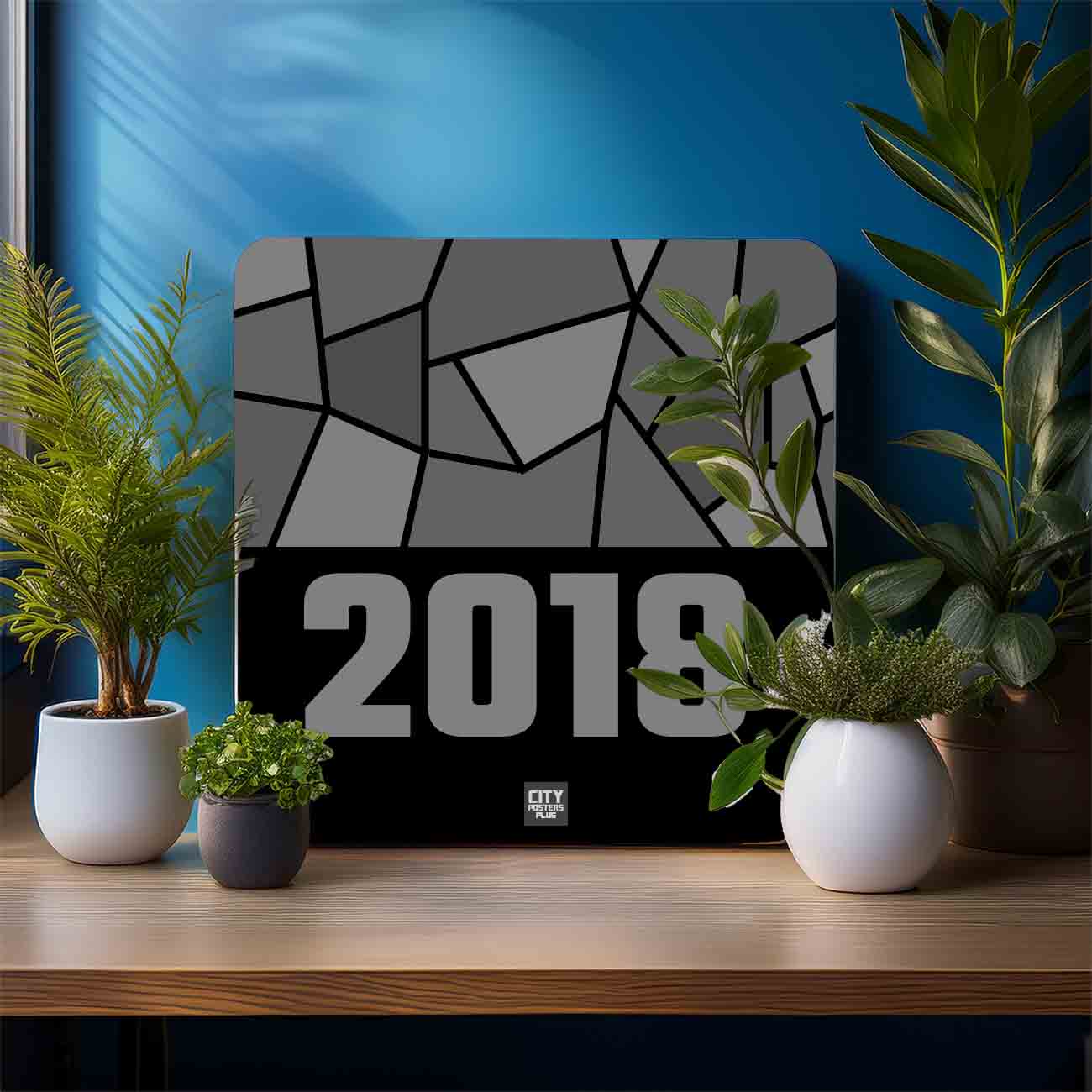 2018 Year Mousepad (Black)