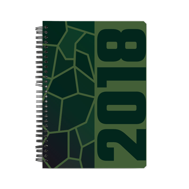 2018 Year Notebook (Olive Green)