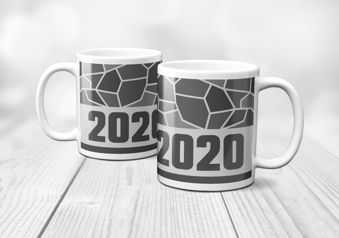 2020 Year Mug (11oz, Melange Grey)