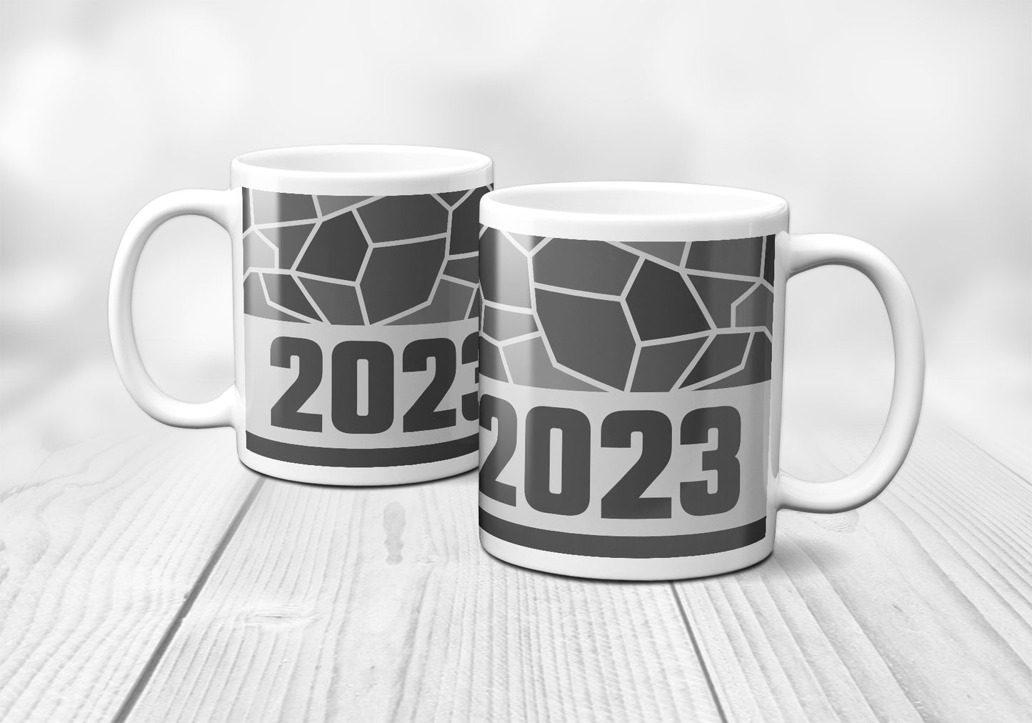 2023 Year Mug (11oz, Melange Grey)