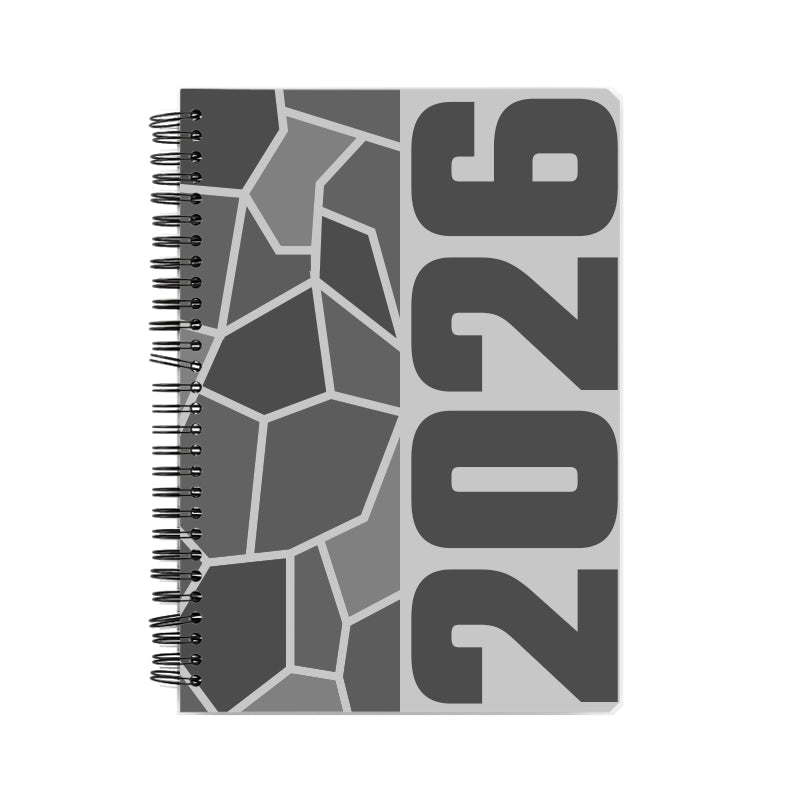 2026 Year Notebook (Melange Grey)