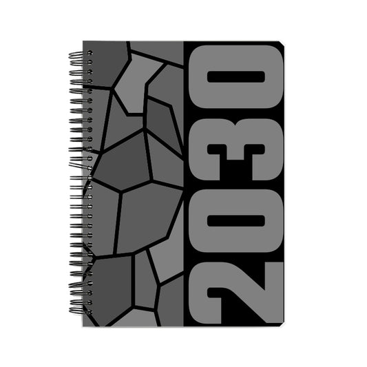 2030 Year Notebook (Black)
