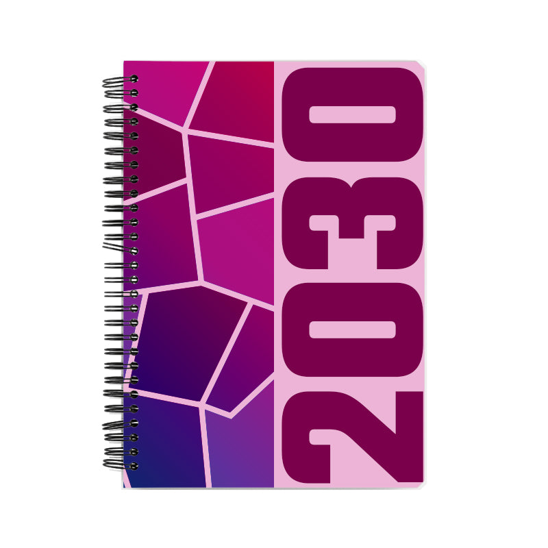 2030 Year Notebook (Light Pink)