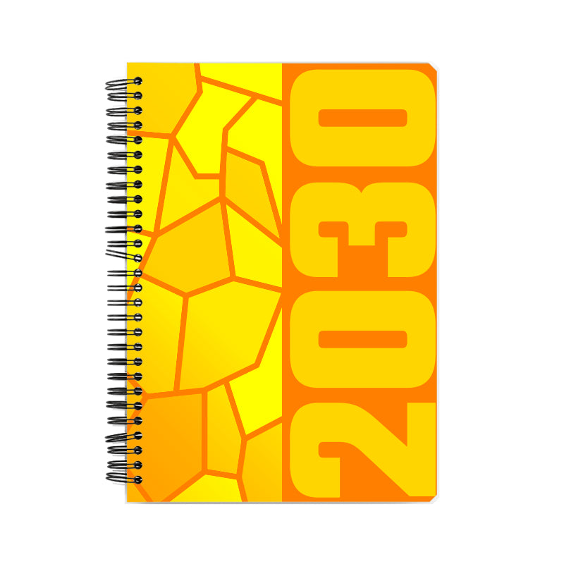 2030 Year Notebook (Orange)