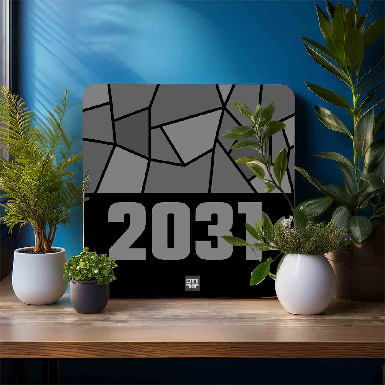 2031 Year Mousepad (Black)