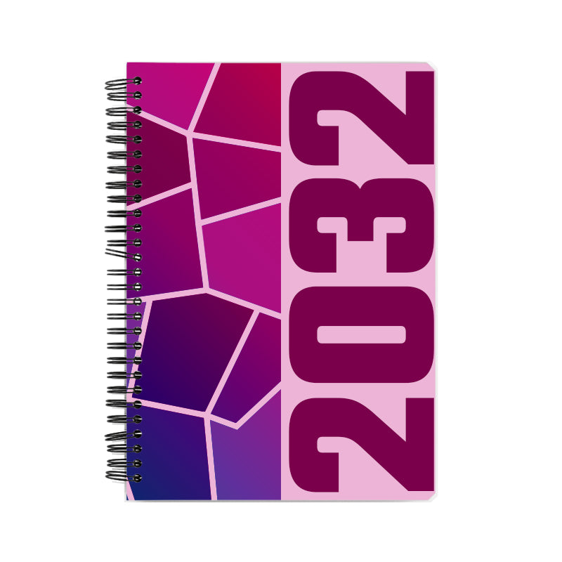 2032 Year Notebook (Light Pink)