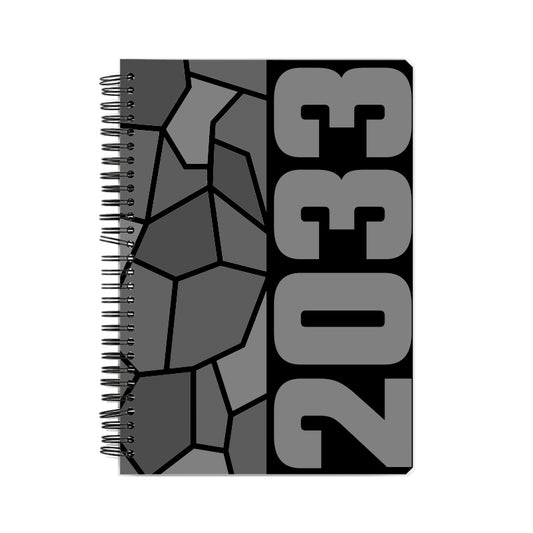 2033 Year Notebook (Black)