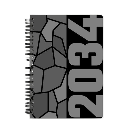 2034 Year Notebook (Black)