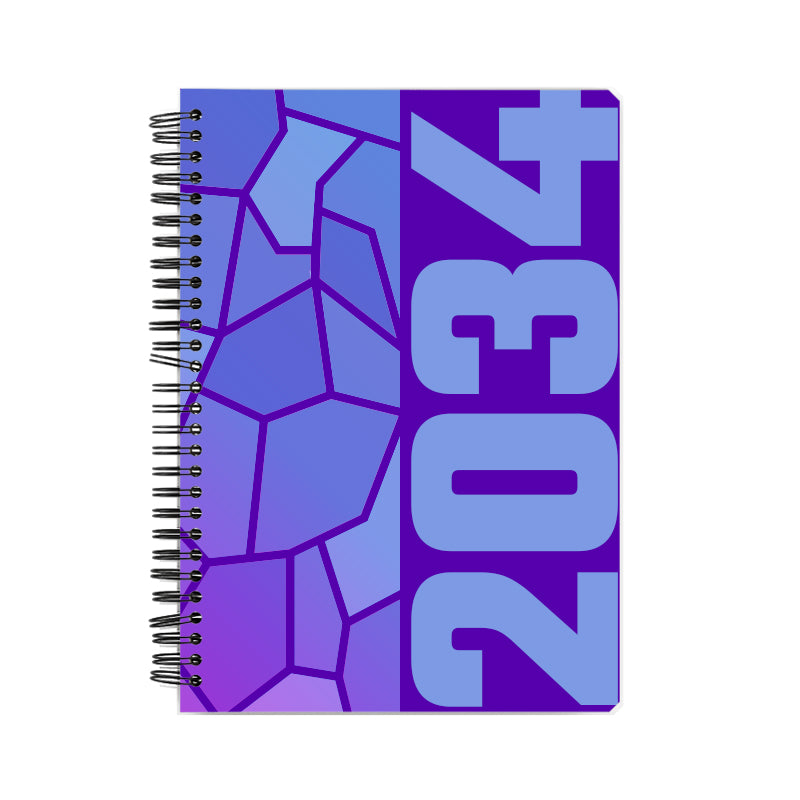 2034 Year Notebook (Purple)