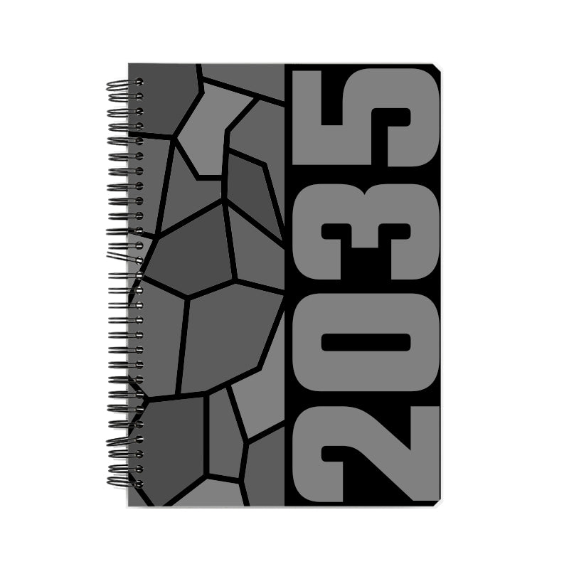 2035 Year Notebook (Black)