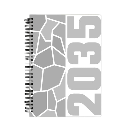 2035 Year Notebook (White)