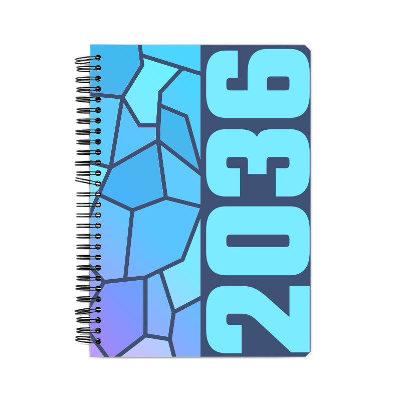 2036 Year Notebook (Navy Blue)