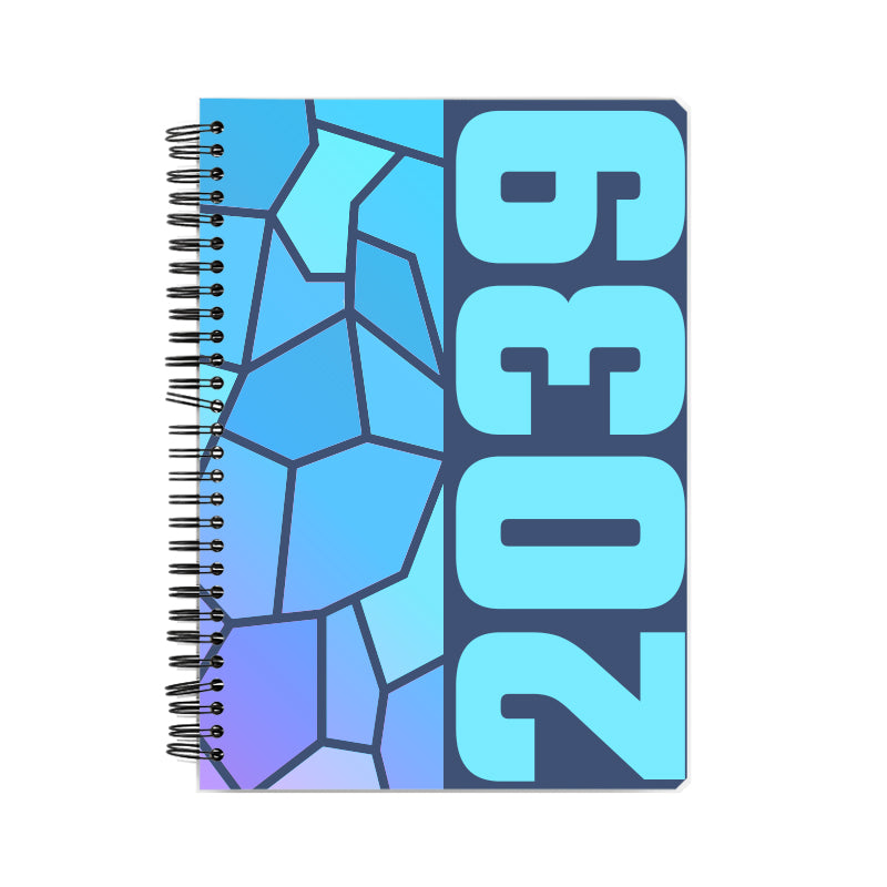 2039 Year Notebook (Navy Blue)