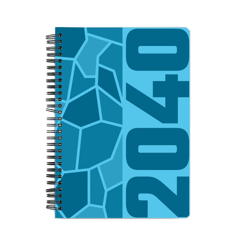 2040 Year Notebook (Sky Blue)
