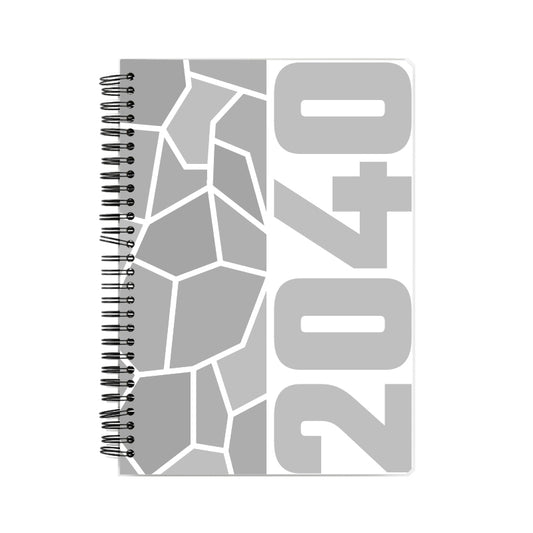 2040 Year Notebook (White)