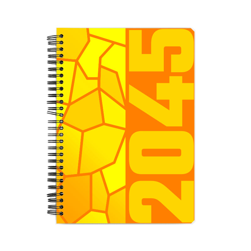 2045 Year Notebook (Orange)