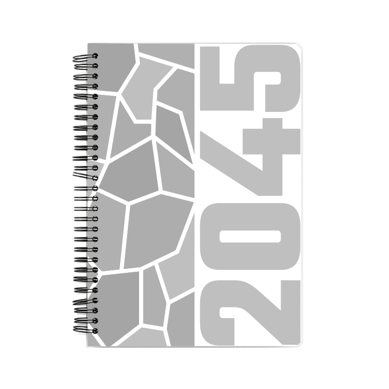 2045 Year Notebook (White)
