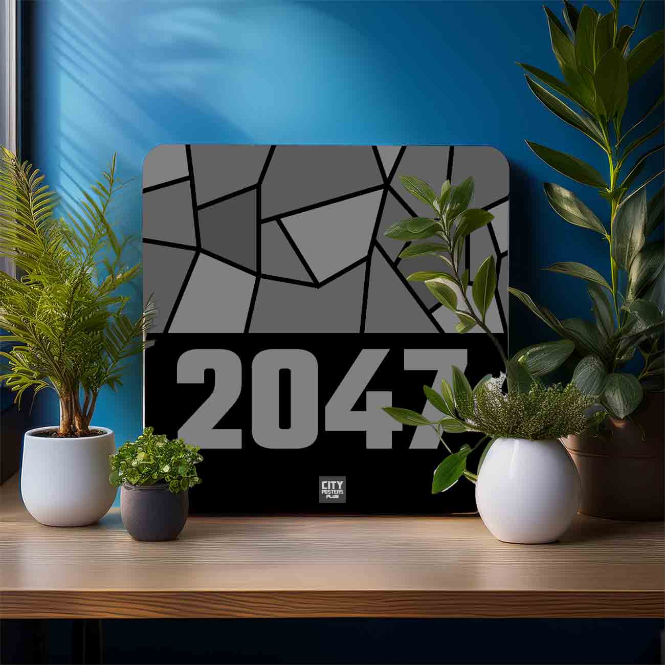 2047 Year Mousepad (Black)