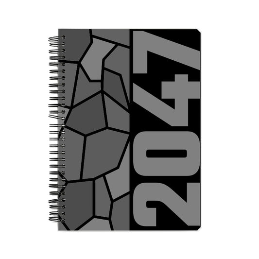 2047 Year Notebook (Black)