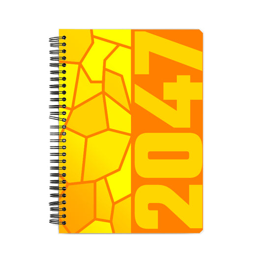 2047 Year Notebook (Orange)