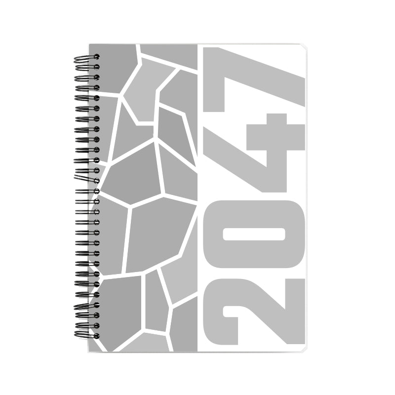2047 Year Notebook (White)
