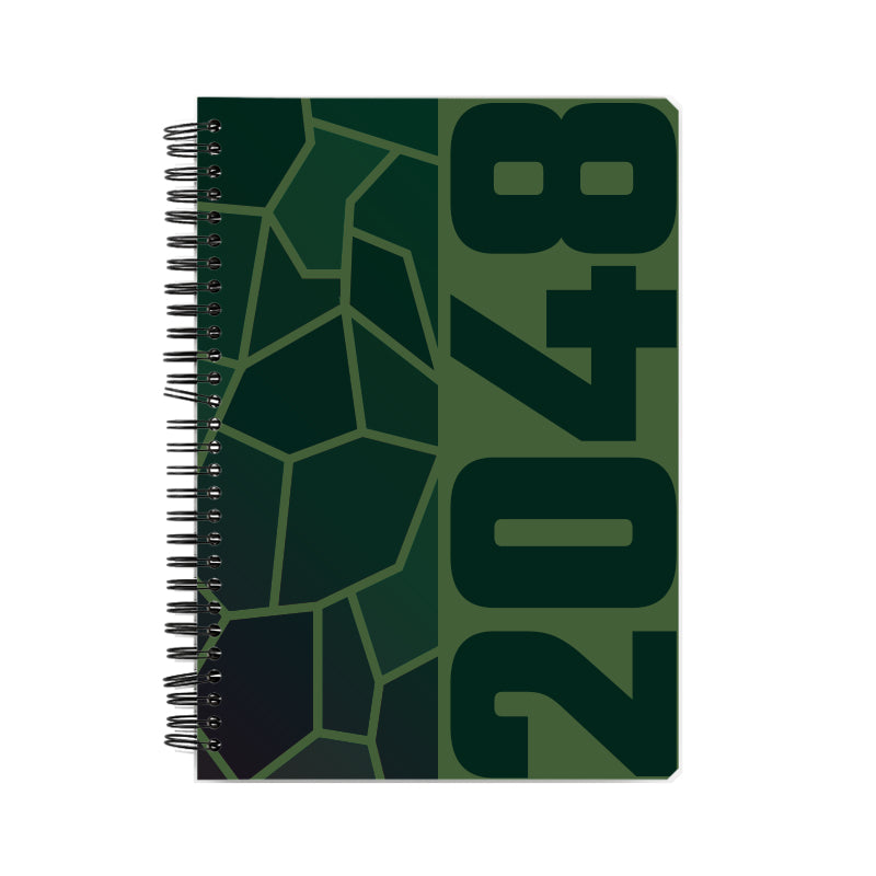 2048 Year Notebook (Olive Green)