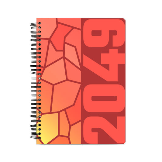 2049 Year Notebook (Red)