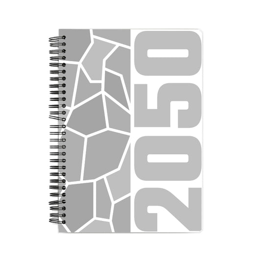 2050 Year Notebook (White)
