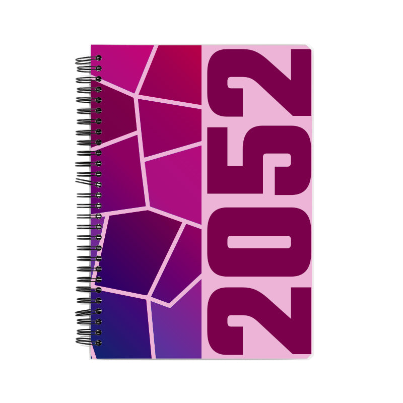 2052 Year Notebook (Light Pink)
