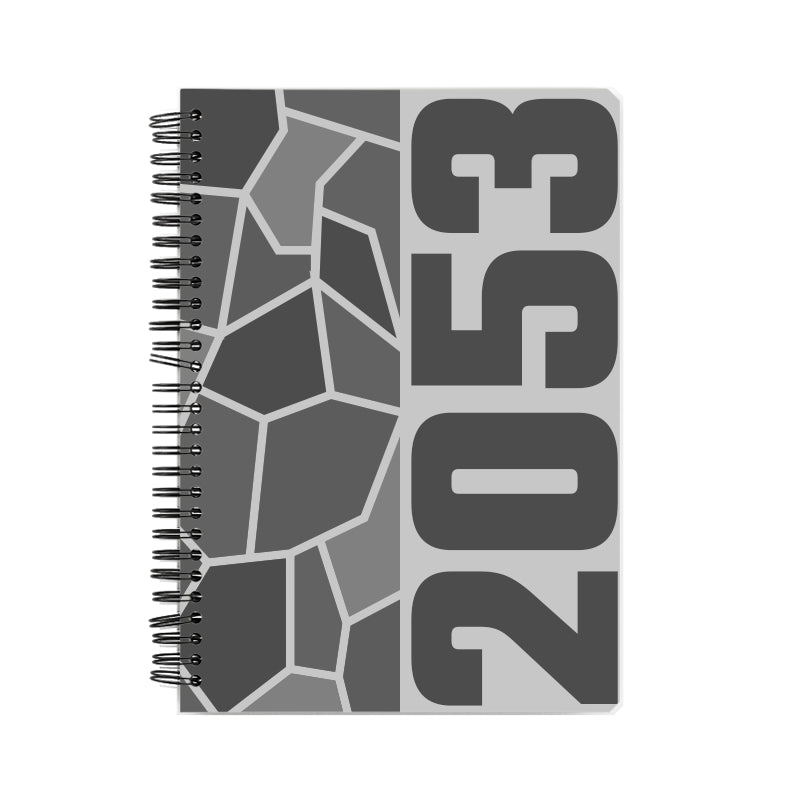 2053 Year Notebook (Melange Grey)