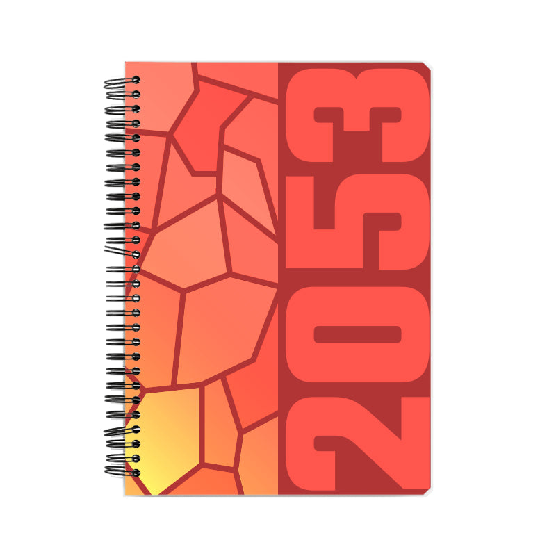 2053 Year Notebook (Red)