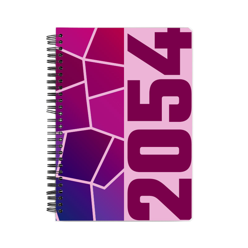 2054 Year Notebook (Light Pink)