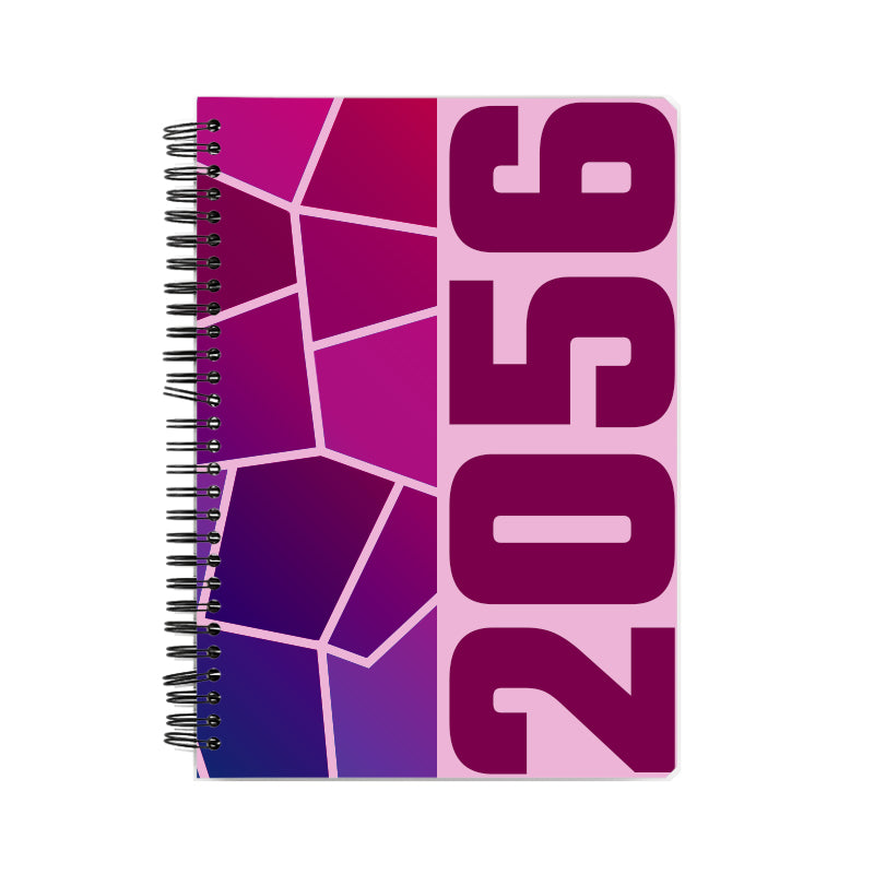 2056 Year Notebook (Light Pink)