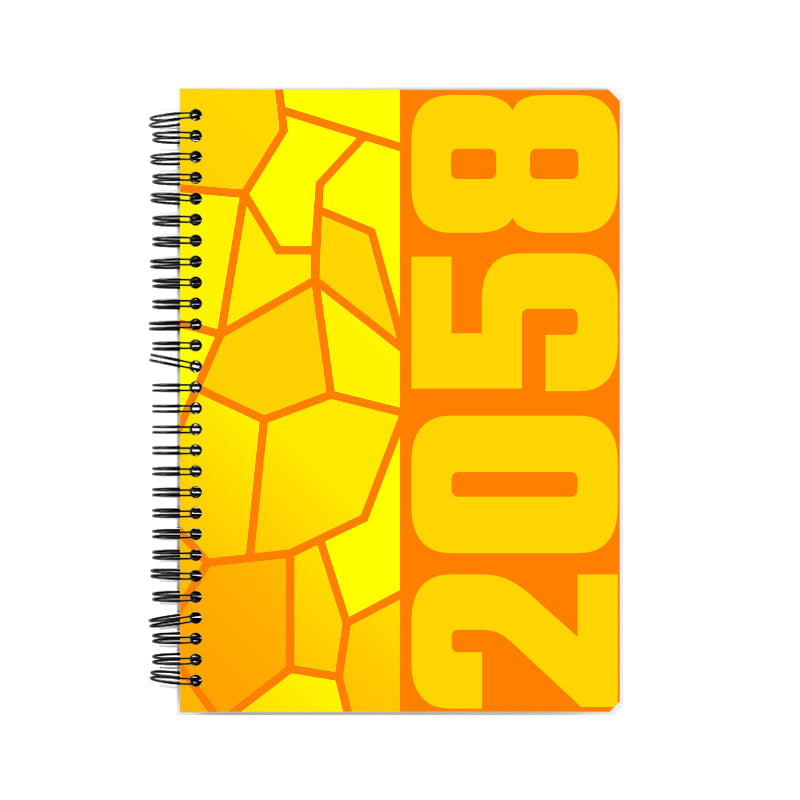 2058 Year Notebook (Orange)