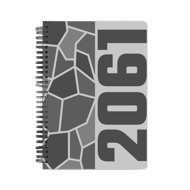 2061 Year Notebook (Melange Grey)