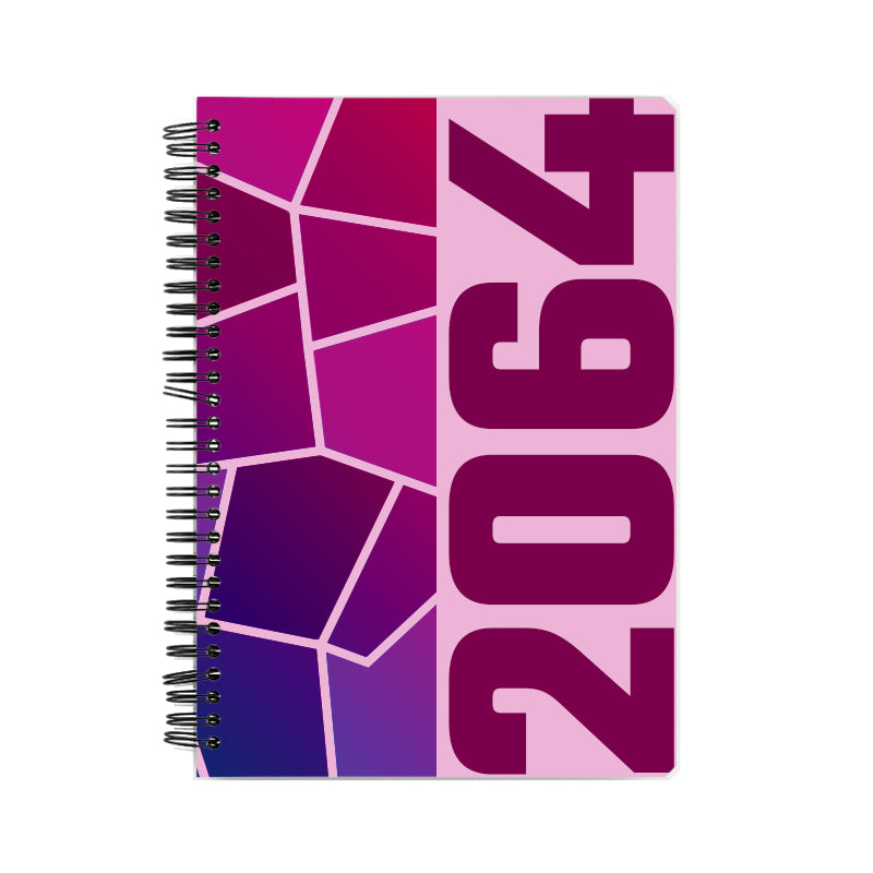 2064 Year Notebook (Light Pink)
