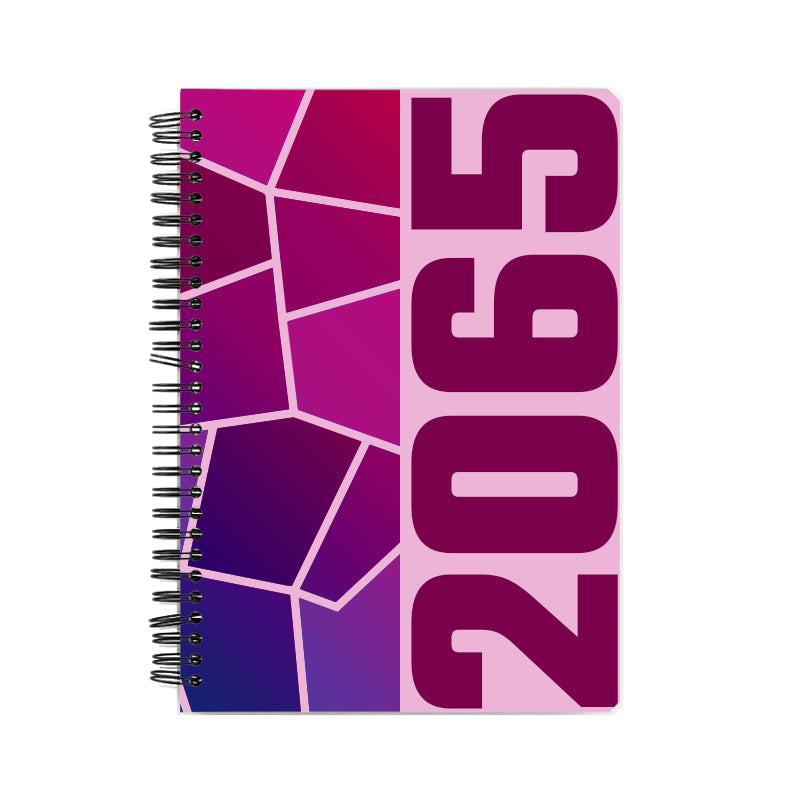 2065 Year Notebook (Light Pink)