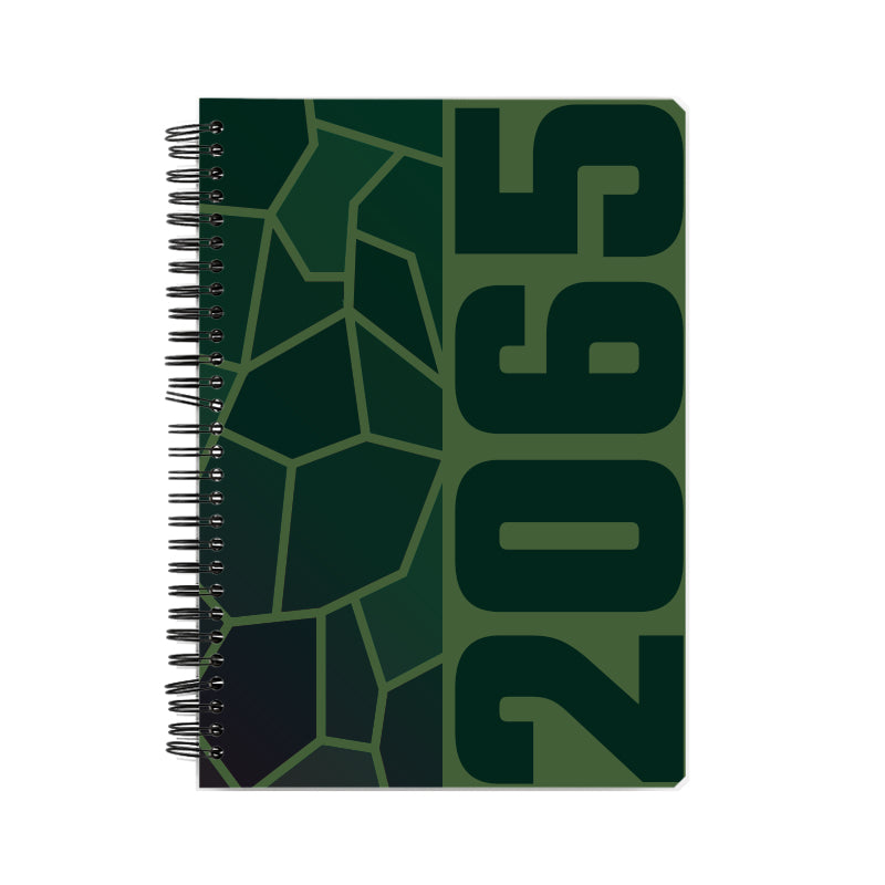2065 Year Notebook (Olive Green)