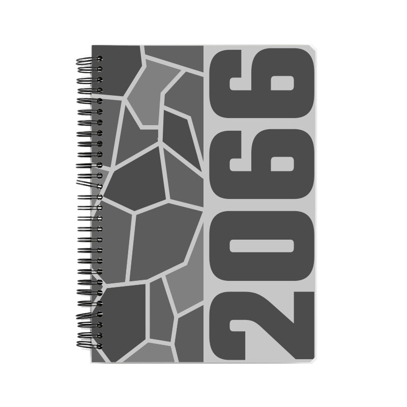 2066 Year Notebook (Melange Grey)