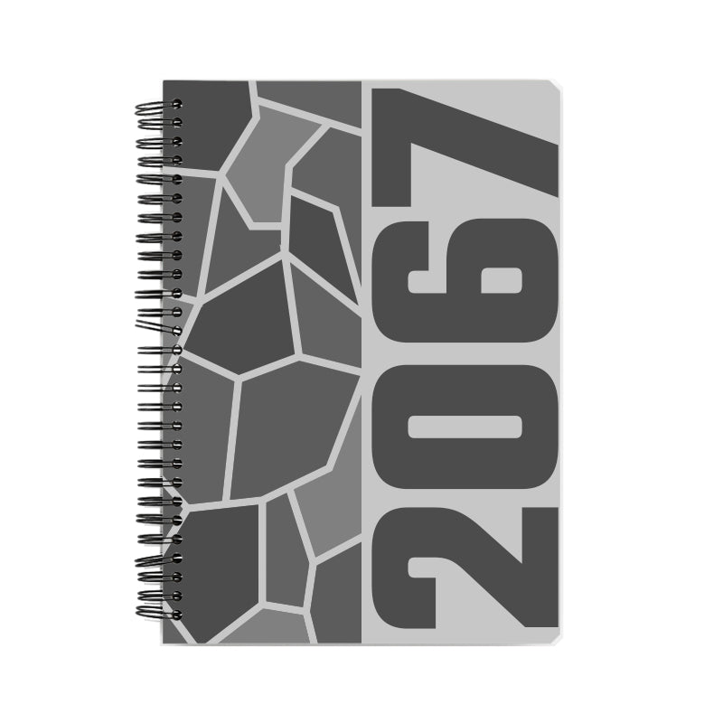 2067 Year Notebook (Melange Grey)