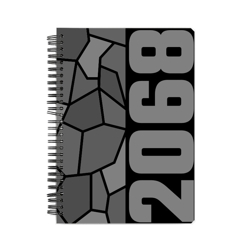 2068 Year Notebook (Black)
