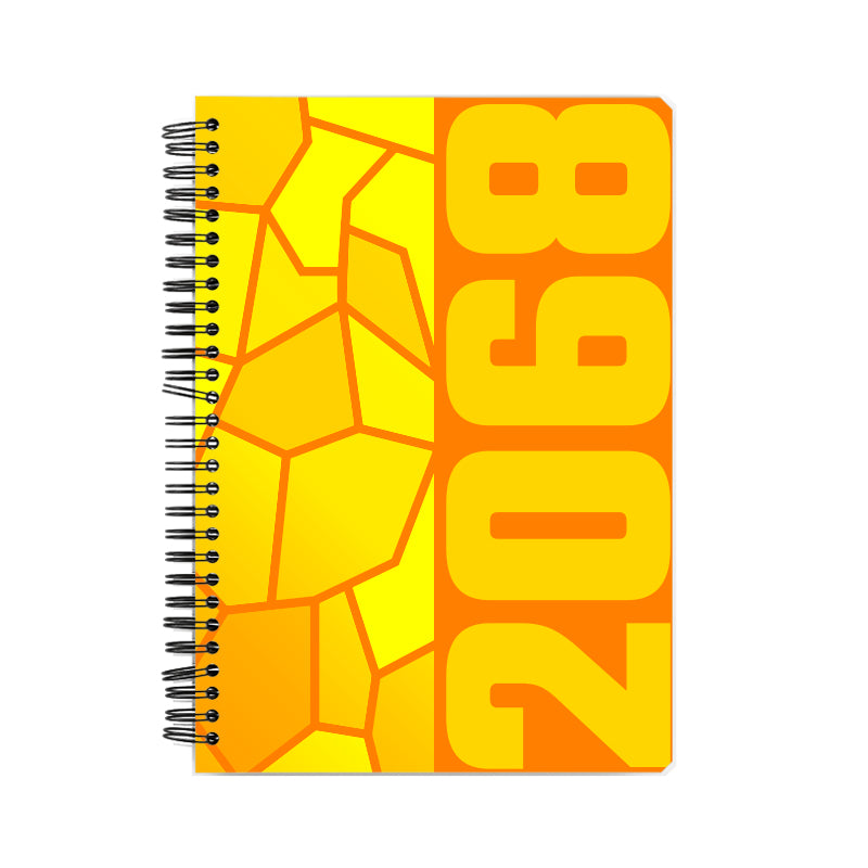 2068 Year Notebook (Orange)